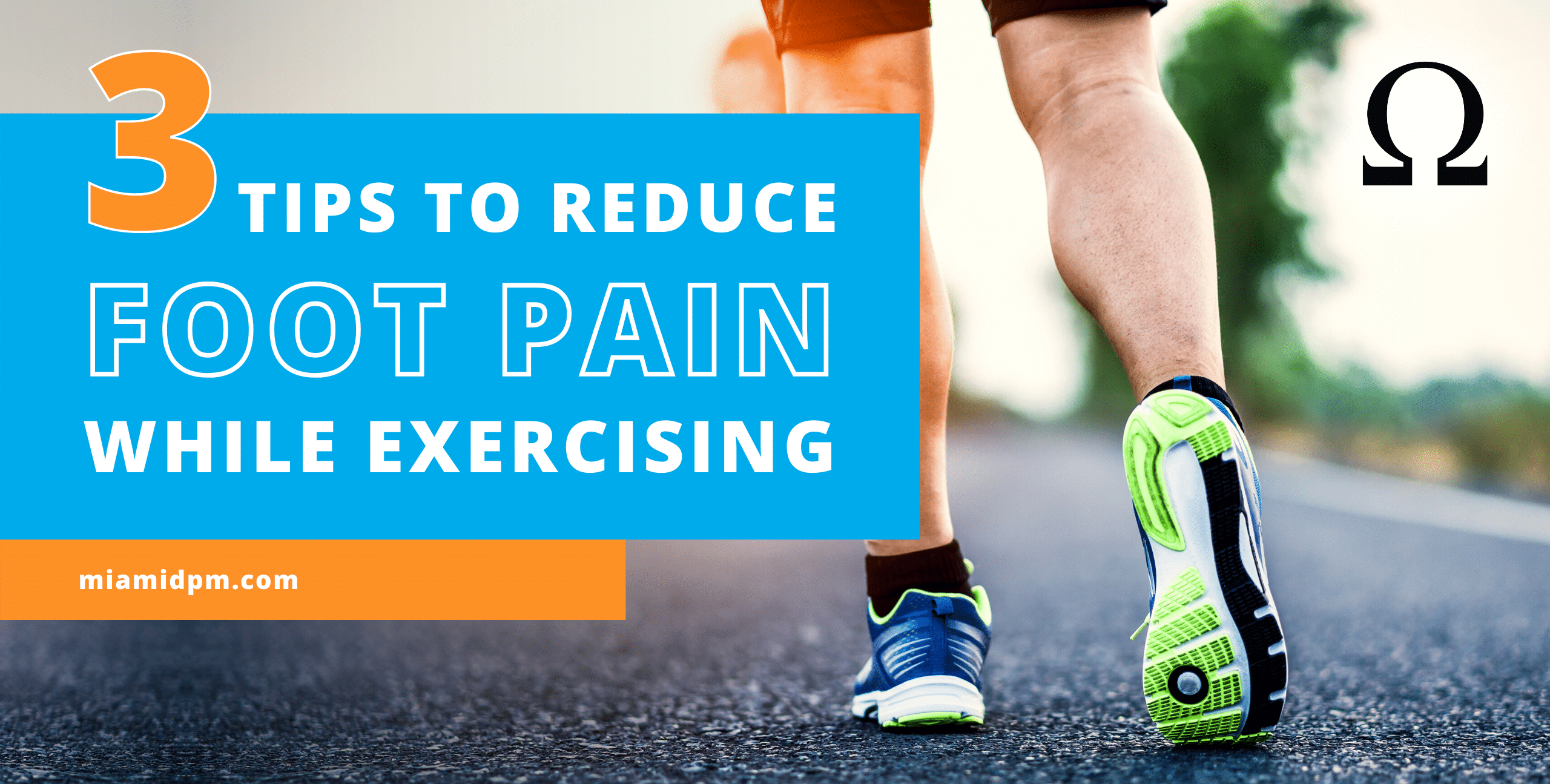 reduce foot pain while exercising